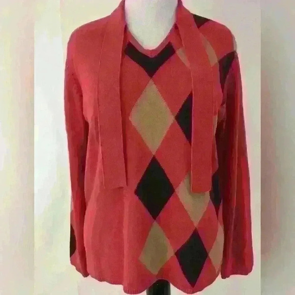 NWT Argyle Sweater New with Tags XL - Picture 2 of 10